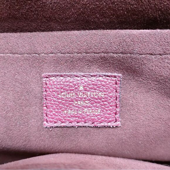 Auth Louis Vuitton Burgundy Monogram Empreinte Leather Trocadero Shoulder Bag NM - Picture 8 of 10